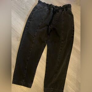 Pistola Pull On Tie Up Barrel/Wide Leg Jeans